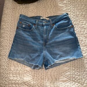 Levi’s High Rise Jean Shorts